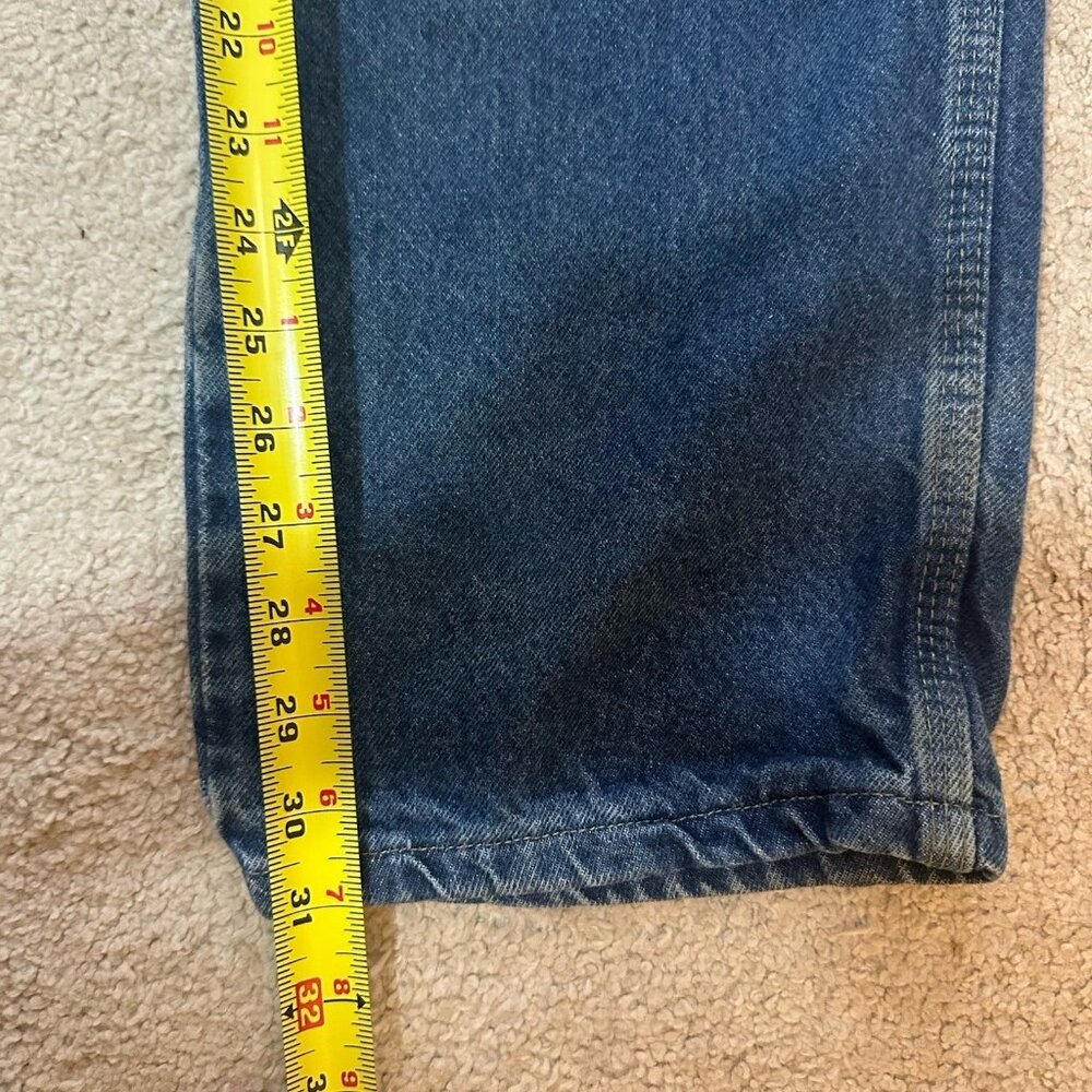Dickies Jeans Men’s 34x32 Medium Wash Work Wear Straight Leg Cargo Pocket - Picture 6 of 13